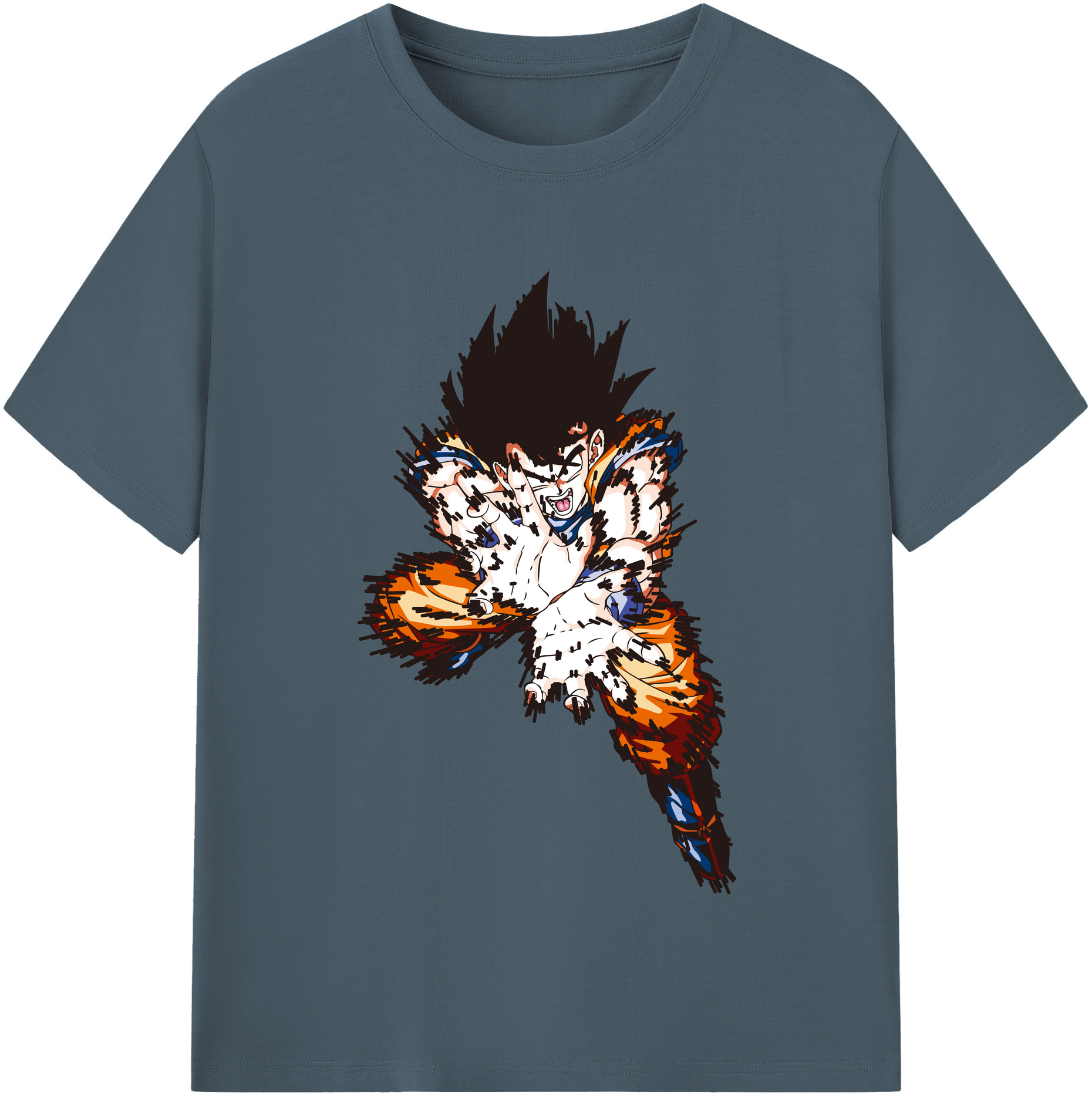 （画像用） ドラゴンボール 孫悟空（そん ごくう）Son Goku カカロット DRAGON BALL Kakarotto 綿100％半袖Tシャツ（フロントプリント）